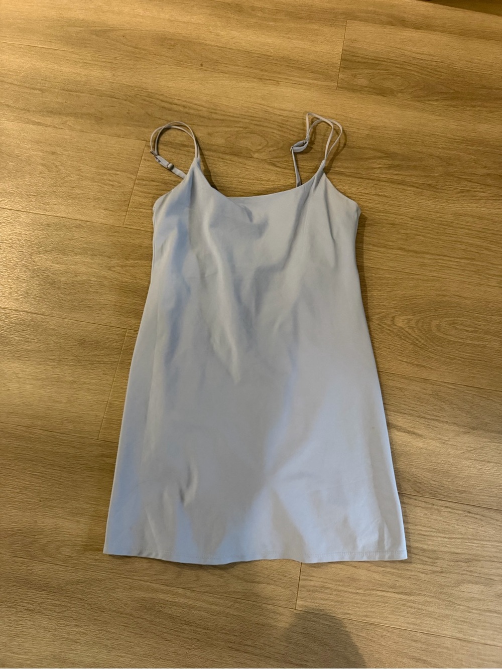 Abercrombie & Fitch Dusty Blue Spaghetti Strap Athletic Dress